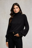 Chamonix Roll Neck Knit (Black)
