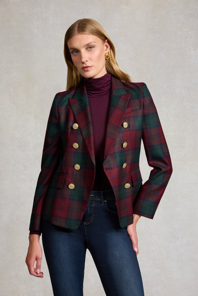 Knightsbridge Blazer (Mulberry Tartan)