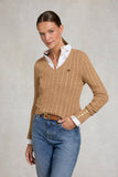 Seattle V-Neck Knit (Dark Camel)