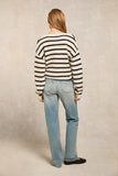 Mila Cardigan (Natural Stripe)
