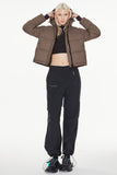 Aurora Cropped Thermal Down Puffer Jacket