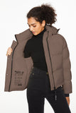 Aurora Cropped Thermal Down Puffer Jacket