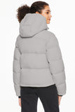 Aurora Cropped Thermal Down Puffer Jacket