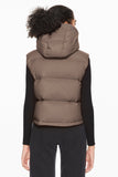 Aurora Hooded Down Puffer Vest