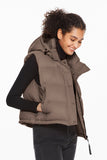 Aurora Hooded Down Puffer Vest
