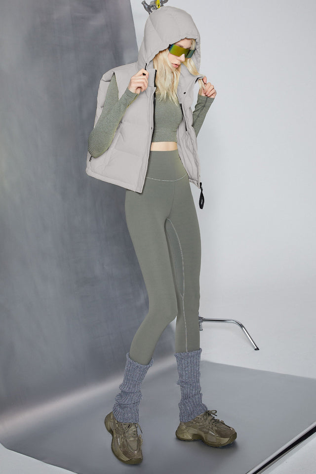 Aurora Hooded Down Puffer Vest