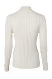 Ava Quarter Zip Knit (Almond)