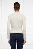 Ava Quarter Zip Knit (Almond)