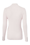 Ava Quarter Zip Knit (Soft Pink)