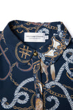 Beau Shirt (Navy Horse Print)