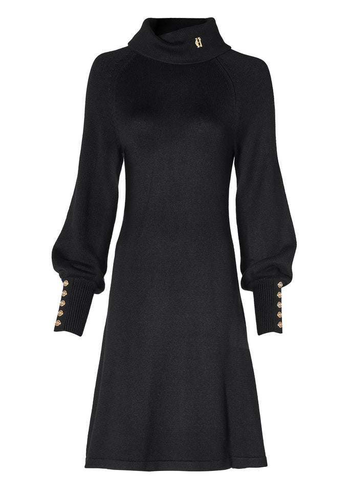 Chamonix Fit & Flare Dress (Black)