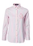 Classic Button Down Shirt (Pink Stripe)