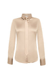 Georgina Satin Shirt (Champagne)
