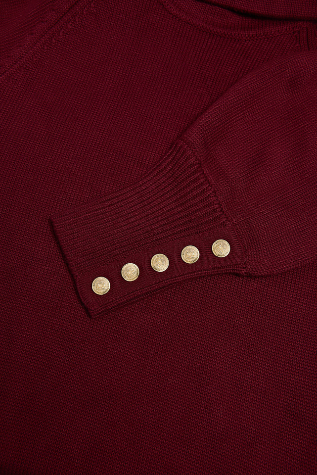 Chamonix Fit & Flare Dress (Wine)