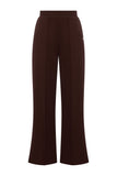 Collegiate Wide Leg Jogger (Walnut)