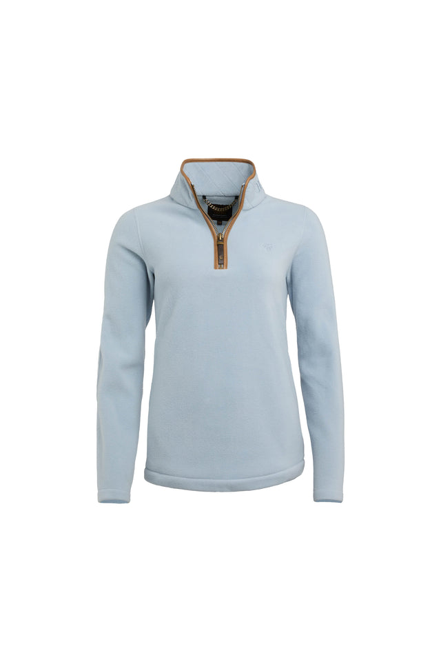 Country Fleece Quarter Zip (Pale Blue)