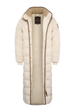 Crawford Longline Coat (Natural Borg)