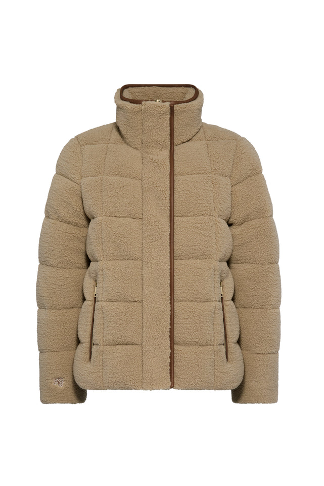 Crawford Padded Jacket (Natural Borg)