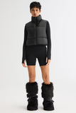 Cropped Puffer Down Vest