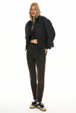 Lightweight Cropped Down Puffer Jacket