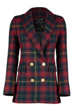 Double Breasted Blazer (Logan Tartan)