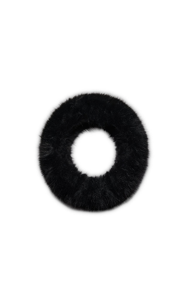 Faux Fur Headband (Black)