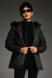 Faux Fur Hooded Mountain Parka Jacket