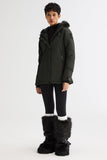 Faux Fur Hooded Mountain Parka Jacket