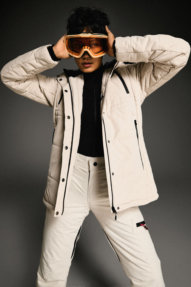 Faux Fur Hooded Mountain Parka Jacket