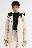 Faux Fur Hooded Mountain Parka Jacket