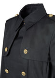 Gatcombe Full Length Trench Coat (Black)