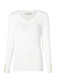 Seattle V-Neck Knit (Winter White)