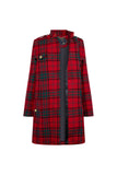 Highbury Cape Coat (Red Tartan)