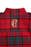Highbury Cape Coat (Red Tartan)