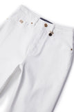 High Rise Slim Jean (White)