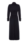 Full Length Marlborough Trench Coat (Soft Black)
