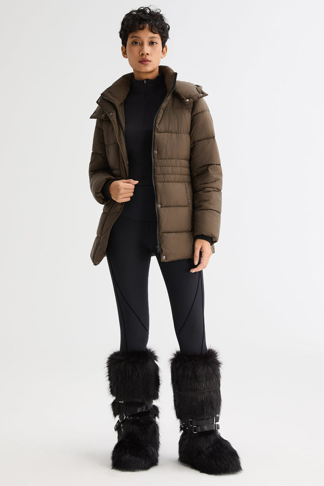 Hooded Quilted Everyday Lyrella Puffer Jacket