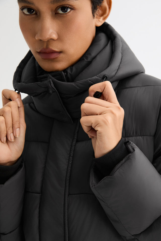 Hooded Quilted Everyday Lyrella Puffer Jacket