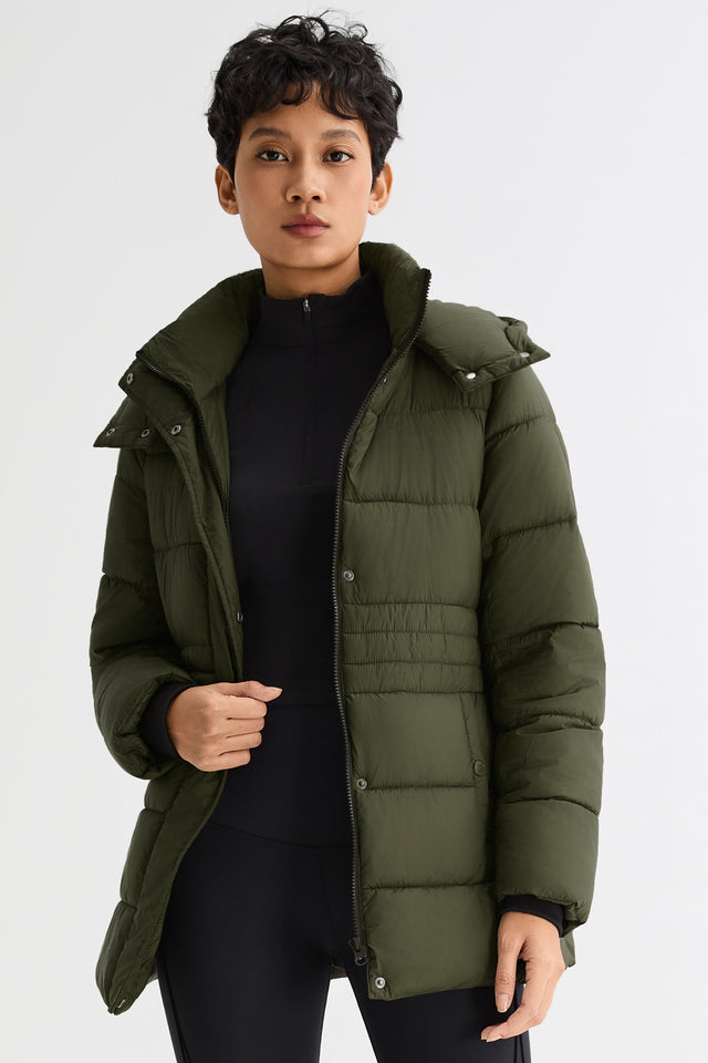 Hooded Quilted Everyday Lyrella Puffer Jacket