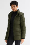 Hooded Quilted Everyday Lyrella Puffer Jacket