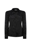 Iona Shirt (Black Jacquard)
