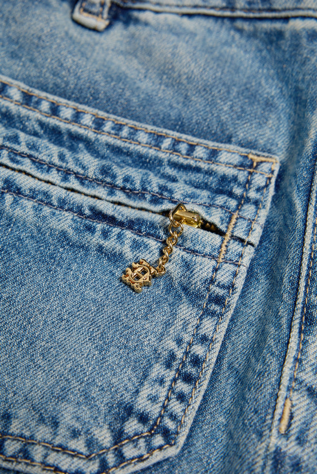 Jessica Straight Jean (Aged Indigo)