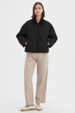 Lightweight Cropped Down Puffer Jacket