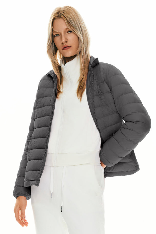 Lightweight Quilted Packable Down Jacket