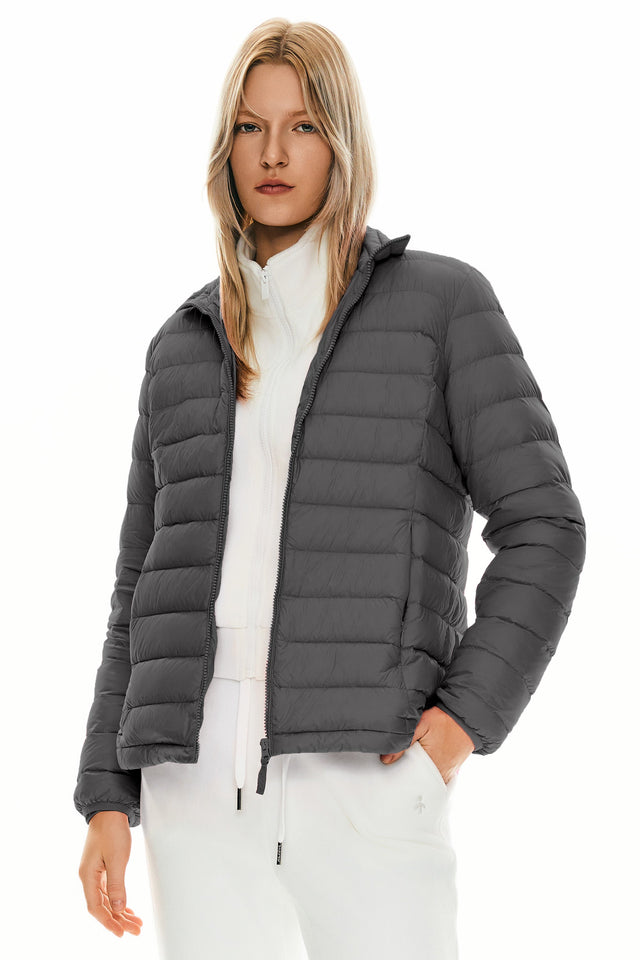 Lightweight Quilted Packable Down Jacket