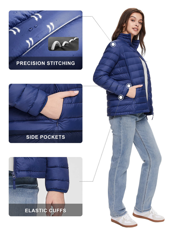 Lightweight Quilted Packable Down Jacket