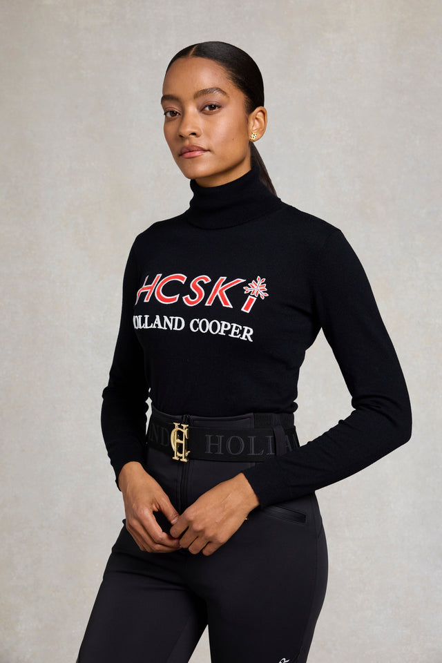 Logo Ski Knit (Black)