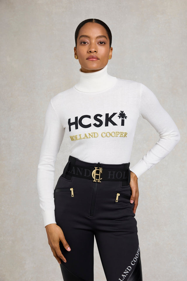 Logo Ski Knit (Winter White)