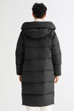 Long Puffer Down Jacket with Hem Slit