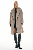 Oversized Long Sherpa Teddy Coat